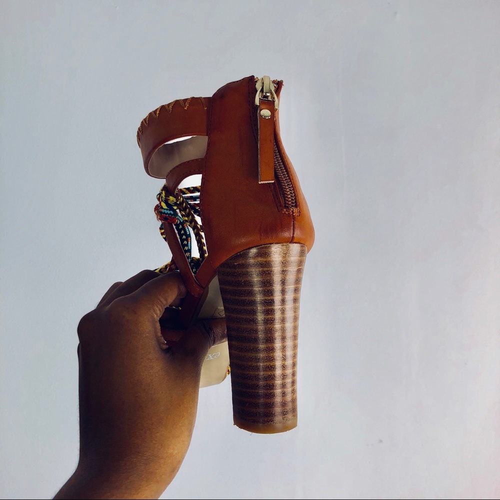 EXE genuine leather tribal sandals - Picture 4 of 8